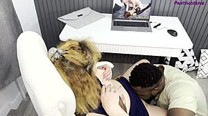 mature blonde krayana takes massive black cock deep in her ass 💦🔥