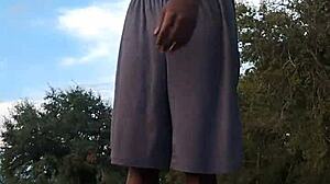 Hempstead's athletic brunette teases in homemade dorm workout