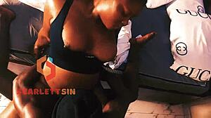 Club night ends with him slamming my tight pussy hard and deep