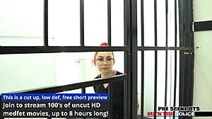 DIRTY DOCTOR LENNA LUX BUSTED CHOKING ON PATIENT'S COCK