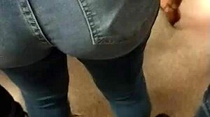 what's that juicy culote hiding on the metro spy cam?