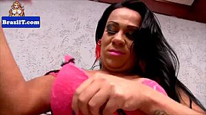 you seeing this latina tranny's big ass in heels?