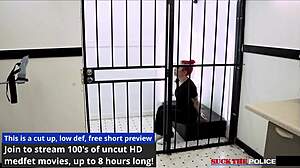 DIRTY DOCTOR LENNA LUX BUSTED CHOKING ON PATIENT'S COCK