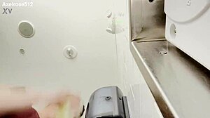 guy sneaks solo cock stroke in risky public outdoor spot