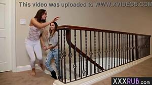 passion pussy lick... hot milf sara luvv eats cassie laine's big ass!