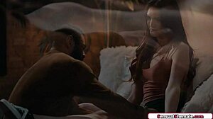 Sensual Shemale Tori Easton Barebacks Busty Trans Stepdad Taboo