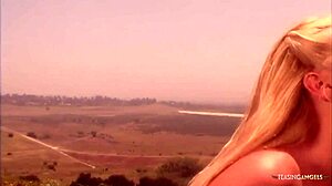 Blonde Small Tits Babe Eaten Fingered Fucked Outdoor Cumshot