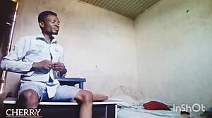 Neighbor Tahiru finally tastes my pussy, cum all over it today!