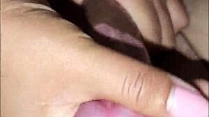 vered wifey teases my cock with her wet latina pussy handjob
