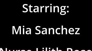 Nurse forces freshman Mia Sanchez to mandatory Hitachi orgasm, shaved and spread!