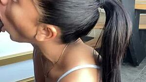 she devours stepbrother's throbbing bbc as amateur couple nysdel indulges hungrily