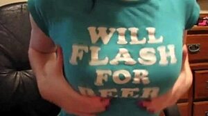 tiny redhead teen shows small natural tits up close on cam mmm