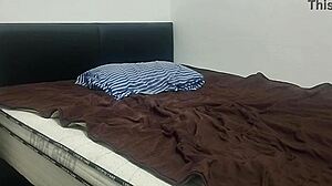 woke up with my monster cock throbbing hard and ready to stroke