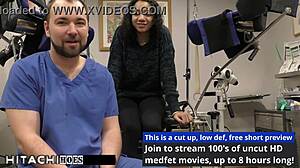 freshman yasmine woods squirms thru doctor's hitachi orgasm backstage