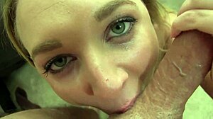 blonde bombshell licks stepdad's ass before riding his cock hard!