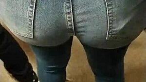 what's that juicy culote hiding on the metro spy cam?