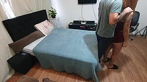 Friends spy hot women kissing wildly during our insane group fuck