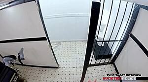 DIRTY DOCTOR LENNA LUX BUSTED CHOKING ON PATIENT'S COCK