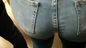 what's that juicy culote hiding on the metro spy cam?