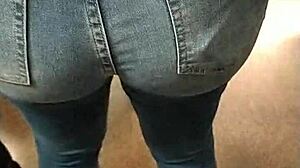 what's that juicy culote hiding on the metro spy cam?