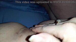 Husband Devours Creampie Dripping From Wife's Filled Pussy