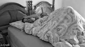 hey babe we're sneaking sex next door while friends sleep spooning quietly