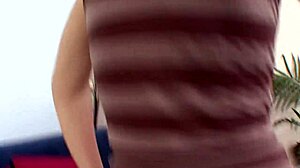 Slutty Brunette's Shaved Pussy Creampied by Big Cock Facial