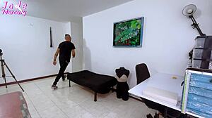 i fuck my athletic colombian costurera since i cant pay for lingerie