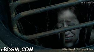 hey, watch this tied slave get vibed hard while gagged!