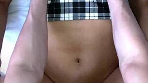 petite latina teen sneaks school creampie pounding missionary style