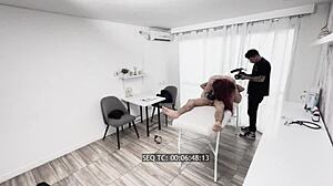 Juan Bustos spies Christy Evans sucking Danny Mast's cock backstage rough!