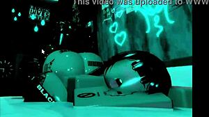 black bunny snow gets pounded doggystyle bent over in my roblox studio condo