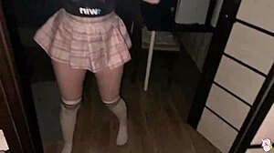 stepsis spots my dick, learns sucking, gets pounded pov hard?