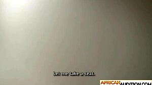 Beautiful African Teen's Perfect Big Ass Tits Take Rough Ebony Pounding