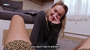 Toy Room Naughty Couple's First Condom Fuck With Cumshot Facial