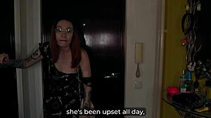 redhead aunt sleeps over secretly craving my cock all night