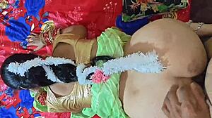 Cute Saree Bhabhi Fucks Father-in-Law Hard Doggy Style