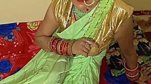 Cute Saree Bhabhi Fucks Father-in-Law Hard Doggy Style