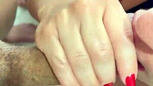 Milf sucks cock begging for throat creampie milk