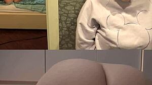 shh... cuckold watches curvy girl suck old man's throbbing dick