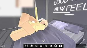 you love rough fucking this adorable blonde's big tits?