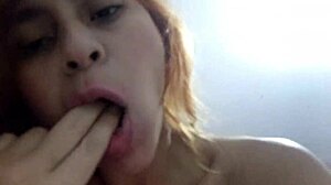 Ex Convinces Ex with Juicy Blowjob Ends Vagina Flooded Semen Begging More Cock!