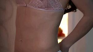 smoking hot teen begs stepgrandpa's cock for school ride fuck