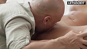 sexy redhead latina agatha vega rides cock after blowjob