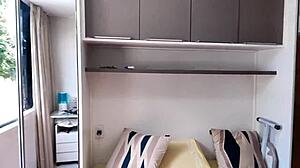 Stepsister's Tight Shorts Lead to Ass Creampie Fart