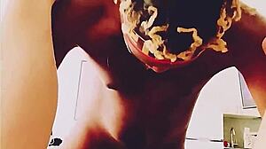 Licking toes and feet soles closely