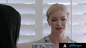 Girlsway Conflicted Lesbian Holly Day Licked Fingered By Caring Milf Serene Siren