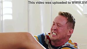 ryan driller pierce paris yank stuck toy from pierced stepdaughter's pussy