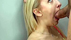 i deepthroat massive cock sloppy blonde teen