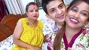 two desi bhabhi grand masti fucking young 18+ devar missionary style hard